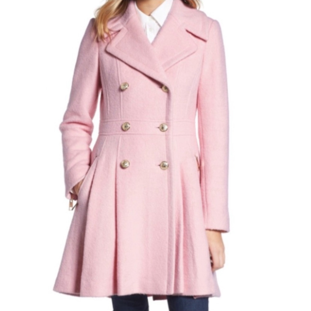 Guest pink wool coat